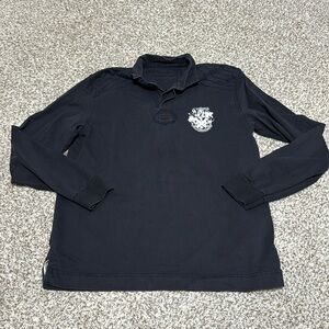 Barbour Men’s Long sleeve navy polo US Medium